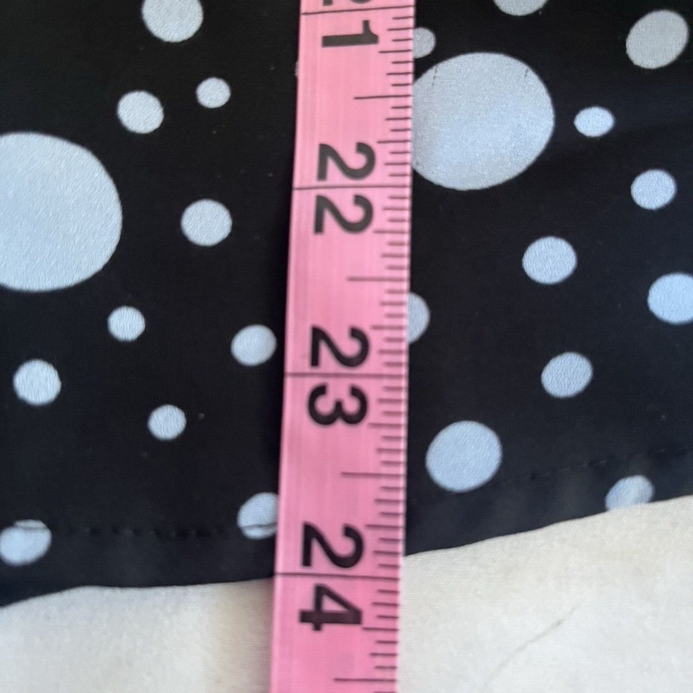 Who What Wear Shirt Blouse Long Sleeve Ruffle Black Gray Polka Dot Sheer Balloon - Picture 12 of 16